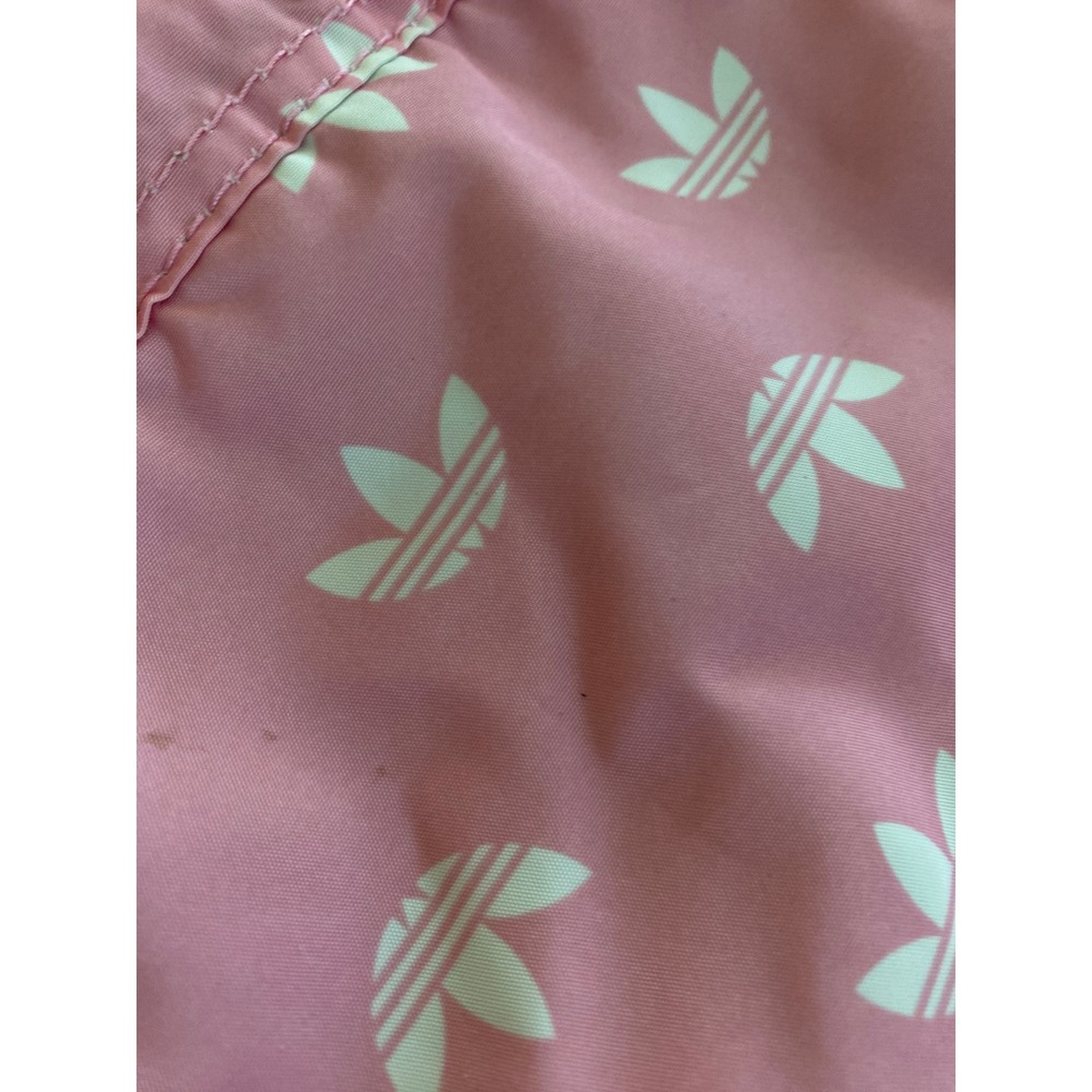 Adidas Originals Pink Trefoil Monogram Drawstring Cinch Backpack Bag B172 043516 - Picture 10 of 11